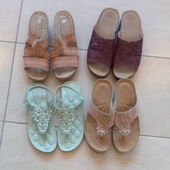 Shoes - Lot of 4 Women's Casual Sandals